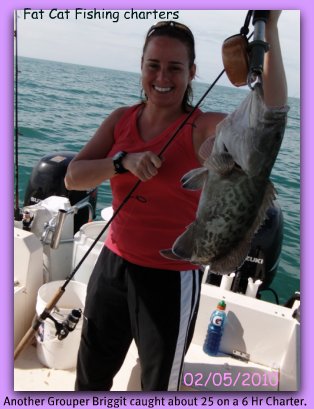 Grouper on Fat Cat Fishing charters